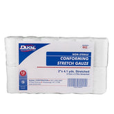 Dukal NonSterile Conforming Bandage, 2 Inch x 4-1/10 Yard